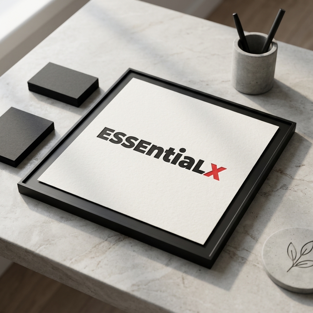 Essentialx logo design