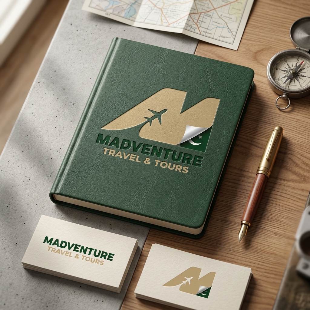 Madventure logo design