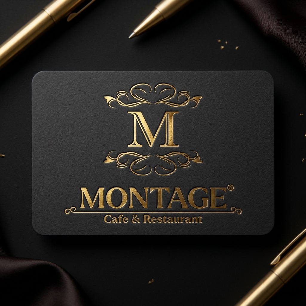 Montage logo design