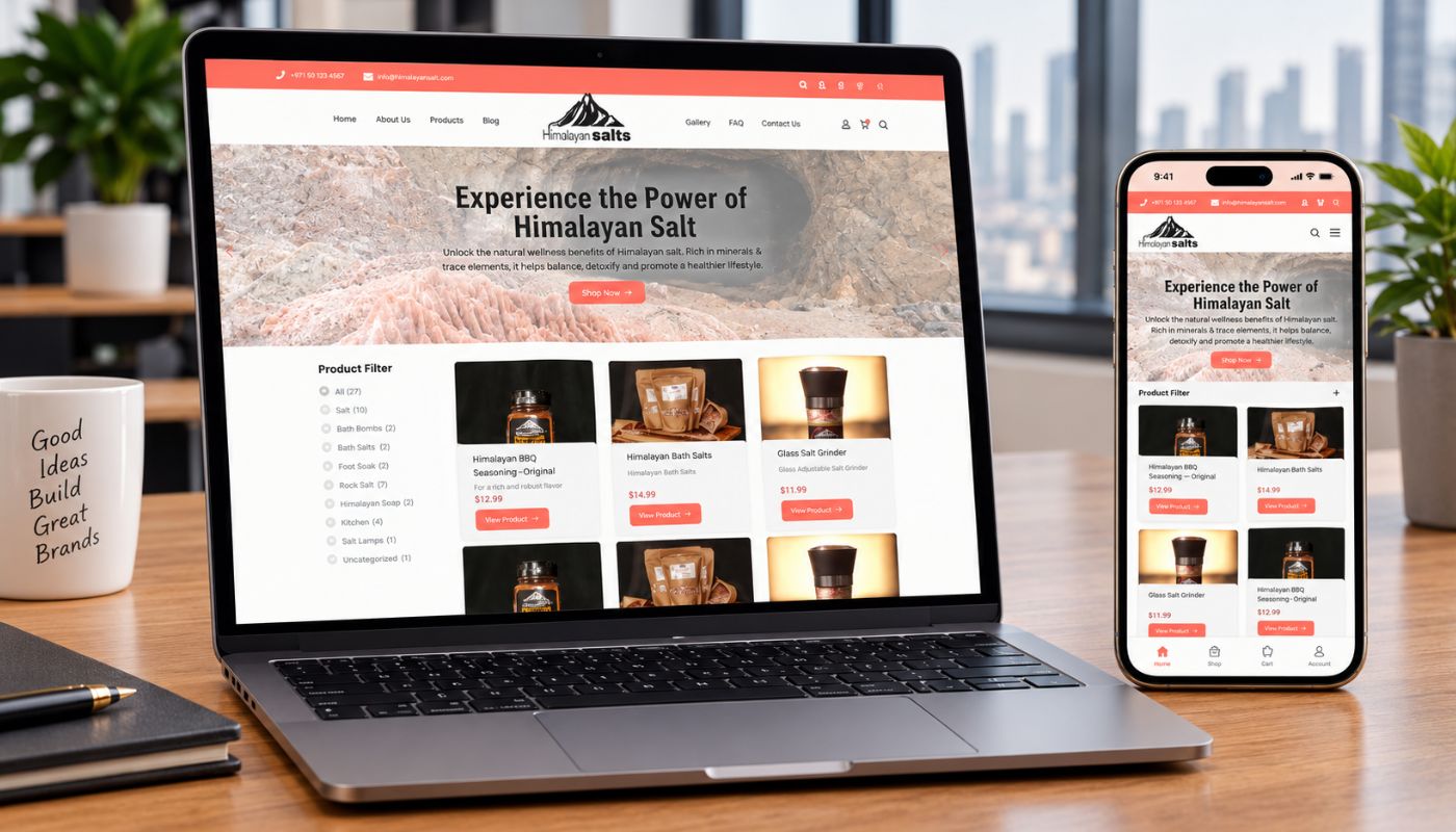 Website Design & Development project screen 2